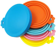 SACRONS-Can Covers/Universal Silicone Can Lids for Pet Food Cans/Fits Most Standard Size Dog and Cat Can Tops/100% FDA Certified Food Grade Silicone & BPA Free - BESTMASCOTA.COM