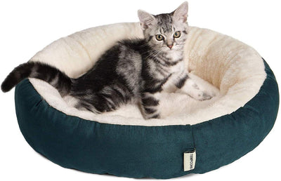 Tempcore Cama para gatos de interior, lavable a máquina, cama para gatos de 20 pulgadas para gatos o perros pequeños, antideslizante y parte inferior resistente al agua - BESTMASCOTA.COM