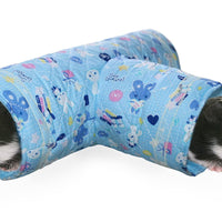 RYPET túnel de juego de animales pequeños, túnel de juguete plegable para hámster, cobaya, chinchillas, ratones, ratas - BESTMASCOTA.COM