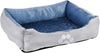 Long Rich Reversible Rectangle Pet Bed Dog Bed with Dog Paw Embroidery,Medium size, by Happycare Textiles - BESTMASCOTA.COM