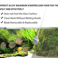 QYOnline Herramientas para plantas de acuario, pinzas para acuario, herramienta de espátula para tijeras, acero inoxidable, juego de herramientas para acuario - BESTMASCOTA.COM