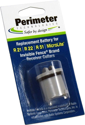 Perimeter Technologies - Pila de collar para perro compatible con R21, R22, R51 y Microlite - BESTMASCOTA.COM
