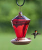 Madera Link Hummingbird Feeder Ruby vidrio Diamond, 1, Beige - BESTMASCOTA.COM