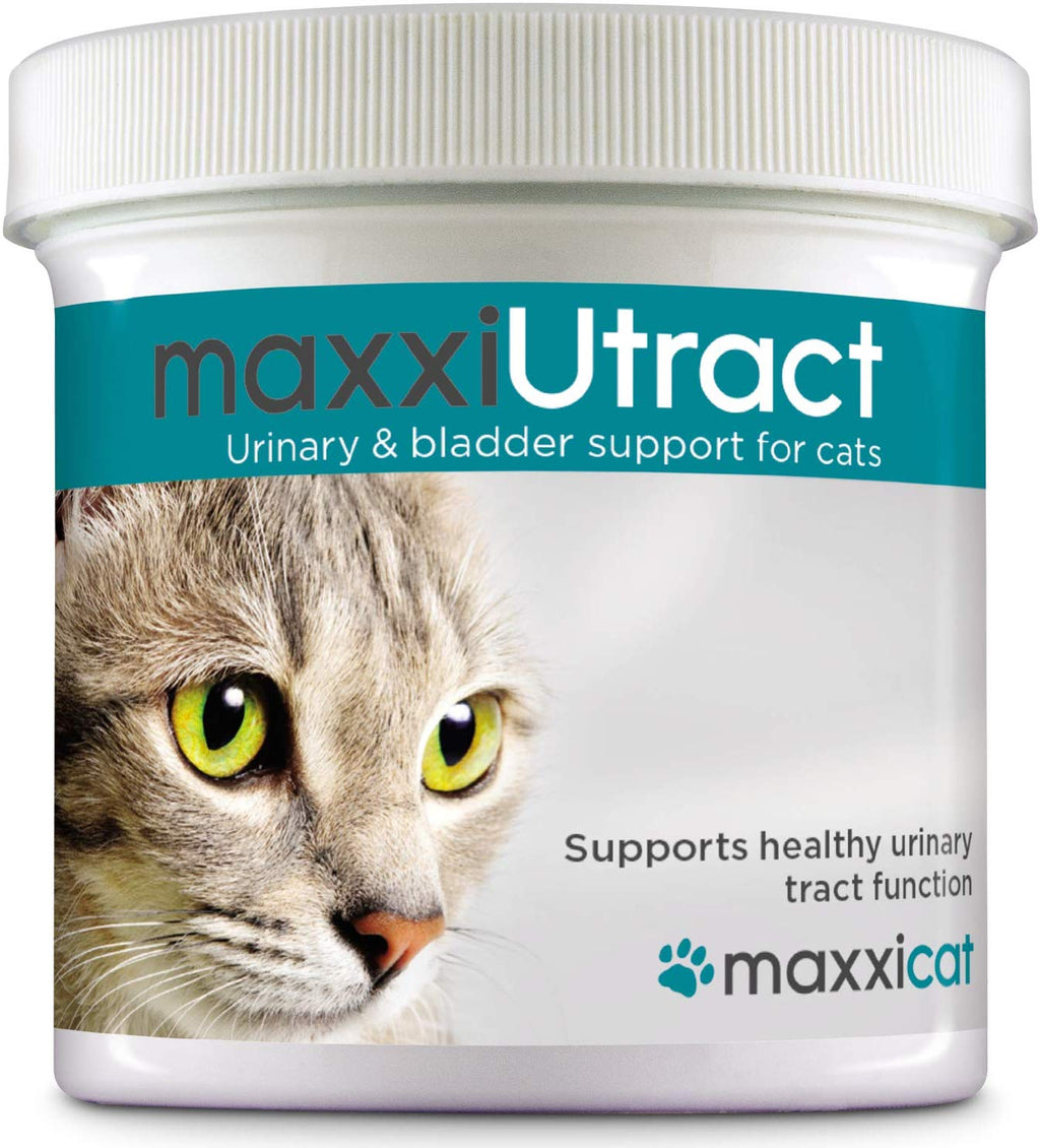 Maxxicat - MaxxiUtract Urinary and Bladder Supplement for Cats - Ayuda a prevenir la recurrencia UTI, soporta el control de la vejiga de línea y el sistema de tracto urinario Salud - Cranberry Formula Powder 2.1 oz - BESTMASCOTA.COM
