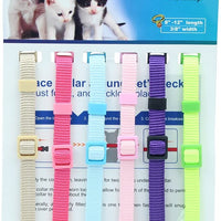 Gato Collar Set 6pcs escindidas con campana de seguridad para Kitty - BESTMASCOTA.COM
