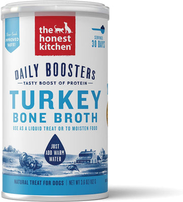 The Honest Kitchen Bone Broth - Tratamiento líquido funcional de grado humano natural para perros y gatos, 283 ml - BESTMASCOTA.COM