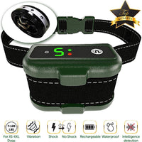 TBI Pro Collar de corteza de perro – Detección de ladridos inteligente profesional eficaz K9 – recargable con tres modos antipliegue: pitido, vibración para razas de perros pequeñas, medianas, grandes – IPx7 impermeable - BESTMASCOTA.COM
