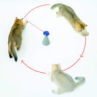 Friends Forever Interactive Cat Laser Toy - Puntero láser para gatos para entrenamiento automático giratorio, modo de 3 velocidades ajustable - BESTMASCOTA.COM