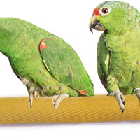 BESTWD - Juego de 4 piezas de soporte para pájaros, jaula de pájaros, accesorios de madera natural colorida para perca, plataforma para moler patas - BESTMASCOTA.COM