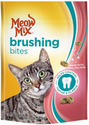 Meow Mix cepillado Bites Cat Treats, Salmón Sabor Dental, 2.25Oz (Pack de 2) - BESTMASCOTA.COM