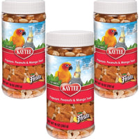 Kaytee Fiesta Papaya Peanut y mango Treat para todos los Pájaros, 10-Ounce Jar (Pack de 3) - BESTMASCOTA.COM