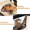Árbol para gatos grandes, superestable con postes para arañar, hamaca para gatos con tubo de plástico extra grueso y franela cómoda, perchas acogedoras de 42 pulgadas - BESTMASCOTA.COM