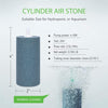 VIVOSUN Air Stone - 2 piedras difusoras de aire en forma cilíndrica de 4 x 2 pulgadas para peceras y cultivos hidropónicos - BESTMASCOTA.COM
