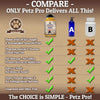 Omega 3 Aceite de Pescado salvaje Caught para perros EPA DHA, mayor en aceite de salmón Omega 3 ácidos grasos luego, Pure sin OMG, todos los alimentos suplemento naturales para Mascota, 180 softgels, 1000 mg por cápsula, No Mess no olor. - BESTMASCOTA.COM