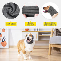 Funda para orejas de perro, orejeras de perro para baño y secado y aseo con capucha para protección contra el ruido, alivio de la ansiedad, calmante, cuello y oídos, para perros y gatos