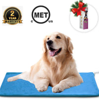 MARUNDA Pet Heating Pad,Cat Dog Electric Pet Heating Pad Indoor Waterproof,Auto Constant Temperature, Chew Resistant Steel Cord - BESTMASCOTA.COM