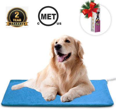 MARUNDA Pet Heating Pad,Cat Dog Electric Pet Heating Pad Indoor Waterproof,Auto Constant Temperature, Chew Resistant Steel Cord - BESTMASCOTA.COM