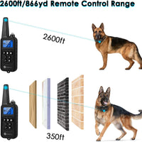 Slopehill Dog Training Collar, Waterproof Dog Shock Collar with Remote, Rechargeable Dog Collar with Vibration, Beep Shock Modes, Adjustable - BESTMASCOTA.COM