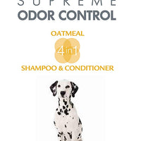 Champú y acondicionador Nature's Miracle Supreme Odor Control natural de avena, con aroma a miel salvia, de 32 onzas - BESTMASCOTA.COM