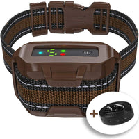 Q7 Pro - Collar de corteza profesional recargable, módulo de detección inteligente de microprocesador con tres modos de antiladridos: pitido/vibración para perros pequeños, medianos, grandes de todas las razas, impermeable IPx7 - BESTMASCOTA.COM