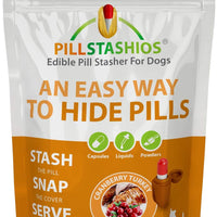 PillStashios – Pill Treat Pockets for Dogs, Easy Pill-Masker for Liquid, Powder and Capsule Medicine, Grain-Free, Gluten Free, Soy Free Pill Pouch - BESTMASCOTA.COM