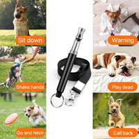 FANZO silbato ultrasónico para perro, silbatos de entrenamiento para perros con frecuencias ajustables, dispositivos de control de corteza para perros (2 unidades), Paquete de 2, Azul - BESTMASCOTA.COM