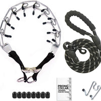 Mayerzon Collar de entrenamiento para perro, acero inoxidable, con puntas cómodas - BESTMASCOTA.COM