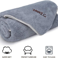 PAWZ - Manta para perro, suave, suave y cálida, doble cara, sin pelusas, para perros y gatos y animales pequeños, tamaño pequeño - BESTMASCOTA.COM