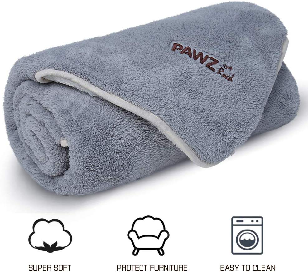 PAWZ - Manta para perro, suave, suave y cálida, doble cara, sin pelusas, para perros y gatos y animales pequeños, tamaño pequeño - BESTMASCOTA.COM