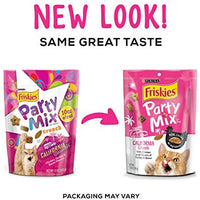 Purina Friskies Party Mix Adult Cat Treats - (4) 10 oz. Pouches - BESTMASCOTA.COM