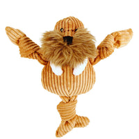HuggleHounds - Juguete de peluche chirriante para perros con nudos para masticadores agresivos - BESTMASCOTA.COM
