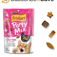 Purina Friskies Party Mix Adult Cat Treats - (4) 10 oz. Pouches - BESTMASCOTA.COM