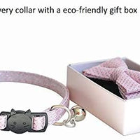 M-YOUNG Collar para gato con campana y pajarita, collares de seguridad ajustables para cachorro de gatito (6.7 in a 10,8 pulgadas) - BESTMASCOTA.COM