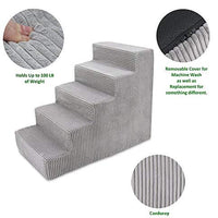 Los mejores suministros para mascotas fabricados en Estados Unidos escalones/escaleras para mascotas con espuma certificada CertiPUR-US para perros y gatos - BESTMASCOTA.COM