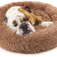 NOYAL - Cama para perro o gato, suave cojín de felpa, antideslizante, lavable a máquina, cama para mascotas con calentamiento automático, sueño mejorado para gatos pequeños y medianos (varios tamaños) - BESTMASCOTA.COM