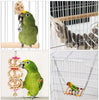 8 Packs Bird Parrot Swing Hanging Toy,Natural Wood Bell Bird Cage Toys for Parrots, Parakeets, Cockatiels, Conures, Finches,Budgie,Parrots, Love Birds, Australian Parrot, Small Birds - BESTMASCOTA.COM