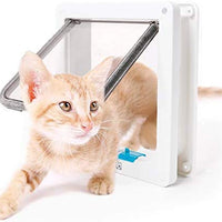 Puerta de mascota para gatos, puertas de gato para puertas interiores y puertas exteriores, 3 tamaños de opciones - BESTMASCOTA.COM