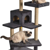 AmazonBasics - Árbol de gato con plataforma, tamaño extragrande - BESTMASCOTA.COM