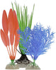 Planta fluorescente GloFish Multipack de 3 unidades, contiene hierba de sauce y plantas de acuario Berterol (29282) - BESTMASCOTA.COM