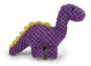 GoDog Dinos Bruto con tecnología de protección para masticar juguete para perro, Mini, morado - BESTMASCOTA.COM