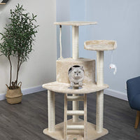 GO Pet Club Paw Print 48 en. Cat Árbol Condo - BESTMASCOTA.COM