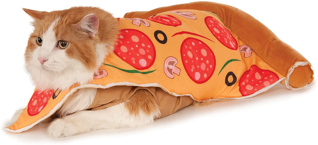 Disfraz de porción de pizza para mascotas de Rubies Costume Company - BESTMASCOTA.COM