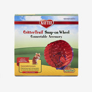 Kaytee CritterTrail Snap Comfort Wheel, los colores varían, Paquete de 1, Transparente - BESTMASCOTA.COM