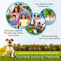 DogRook - Collar de corteza humano, sin choque, acción sin control remoto, modos de vibración y cuidado del sonido, para razas de perros pequeñas, medianas y grandes, sin daño, control de vibración reflectante - BESTMASCOTA.COM