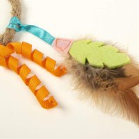 SmartyKat Dream Dangler Jute and Feather Cat Toy - BESTMASCOTA.COM