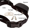 Runpettee - Collar de entrenamiento para perro, totalmente impermeable, recargable, con vibración, golpes, tono y retroiluminación LCD, collar electrónico de choque de Vibra, XL - BESTMASCOTA.COM