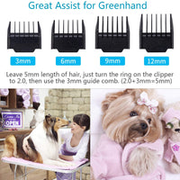 Máquina profesional para cortar pelo en perro y gato con cuchillas desmontables. Máquina inalámbrica, recargable, para cortar y recortar pelo grueso de mascotas, Dorado - BESTMASCOTA.COM