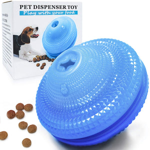 Wisedom Dog Treat Ball IQ Interactive Food Dispensing Puzzle Toys for Dogs Chasing Chewing Playing - BESTMASCOTA.COM