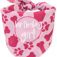 Hecho perro Cumpleaños Bandana – niña - BESTMASCOTA.COM