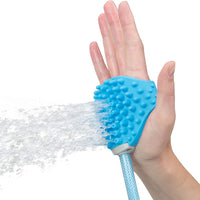 Herramienta de baño para mascotas Aquapaw | Pulverizador de ducha y fregador en uno, apto para bañera de ducha y manguera de jardín al aire libre, aseo de caballos. - BESTMASCOTA.COM
